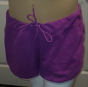 Dankins now womens purple biker shorts- Xlarge size 16-18